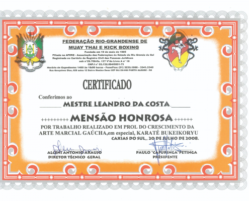 MENSSÃO HONROSA DA FRMK