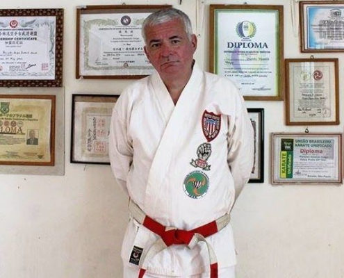 HANSHI PÉRICLES DAMISKI VEIGA - 10º DAN KARATE , 10º DAN KOBUDO, 10º DAN KICKBOXING - SÃO PAULO-RS-BRASIL