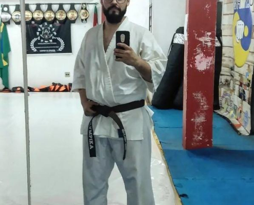 SENSEI BRUNO ALVES - 1º DAN KARATE-DO SHOTOKAN , CARAZILNO-RS BRASIL