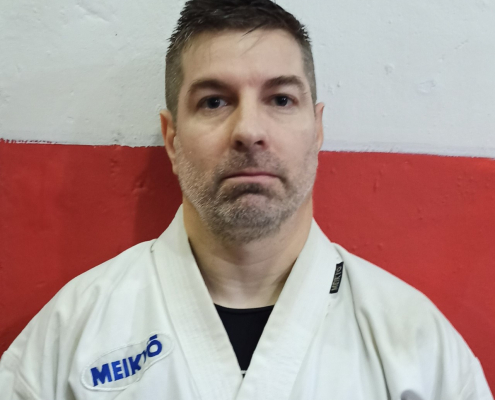 SENSEI DANIEL ALT CAVADA - 1º DAN KARATE BUKEIKO-RYU - PORTO ALEGRE-RS BRASIL