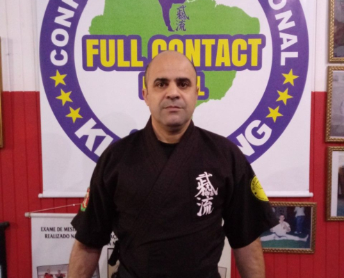 SENSEI GIOVANI CASTRO - 1º DAN KARATE DE COMBATE BUKEIKO-RYU - PELOTAS-RS BRASIL