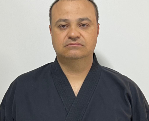 Shihan Enio Giuliano dos Santos Rodrigues - 5º dan Kickboxing Japonês Seishingodokan e 1º dan Karate de Combate Bukeiko-Ryu - GARIBALDI-RS BRASIL