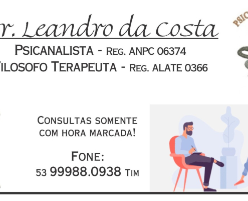 dr. leandro da costa - psicanalista e filósofo terapeuta