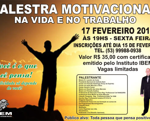 palestra motivacional - dr. leandro da costa